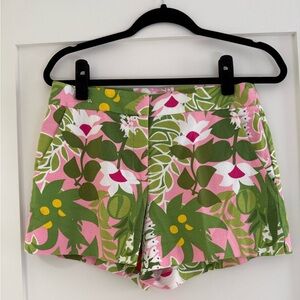 Trina Turk Cotton Print Shorts
